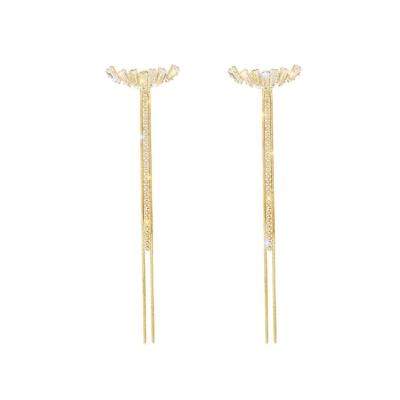 China New Fashion CLASSIC Gold Silver Plated Wings Drop Earring Jewelry For Women for sale