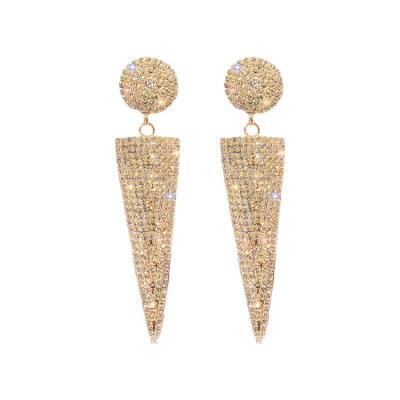 China Large Vintage CLASSIC Earrings For Women Geometric Gold Color Statement Earring N80845 for sale