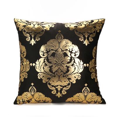 China Pillow Cover Anti-static Hot Stamping Home Explosive Cushion Cover European Classic Style Pillow Cover For Sofa Bedroom for sale