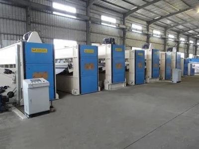 China Synthetic Leather Substrate Needle Punching Production Line Micro Fiber PP 200kg/H - 400kg/H for sale