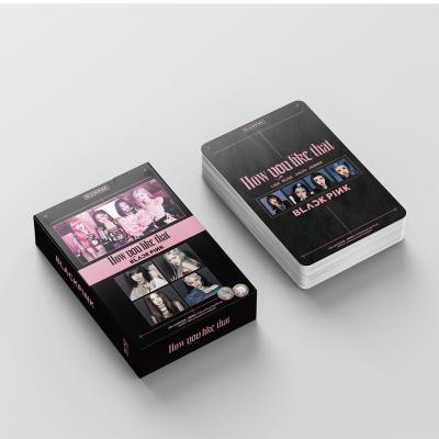 China China Wholesale 54pcs/set Kpop Glow How You Like This Blackpink Lomo Card Photo Card for sale