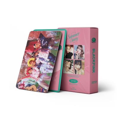 China China Wholesale 54pcs/set Kpop 2021 Summer Diary Blackpink Lomo Card Photo Card for sale