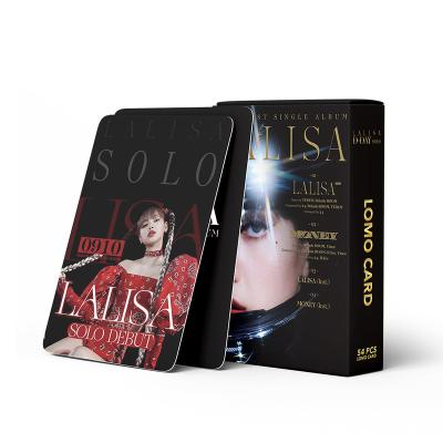 China Wholesale 54pcs/set China Card Kpop Blackpink Lisa Lalisa Lomo Photo Card for sale