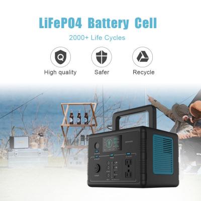 China Type C Solar generator 500w Outdoor power bank solar power station lifepo4 portable power station for sale