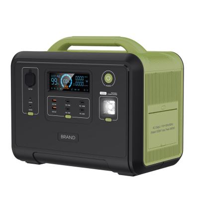 China Type C 1200w Power 960wh Station Portable Solar Generator Outdoor Battery Power Station for sale