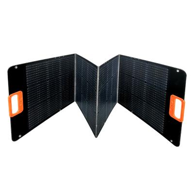 China Solar Power System Portable 100w 200w 300w 400w Folding Solar Charging Photovoltaic Panel Foldable Solar Panel Kit for Camping Outdoor for sale