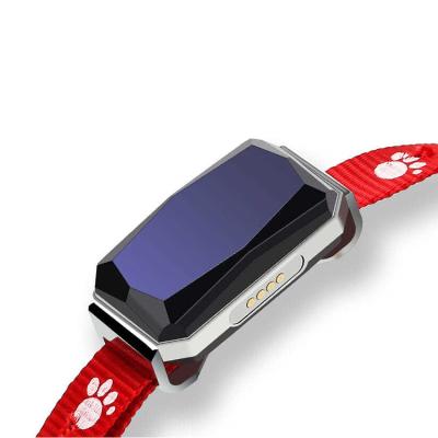 China New Design Pet Gps Tracker Waterproof Dog Collar Professional Pet Gps Tracker Low Battery Alarm for sale