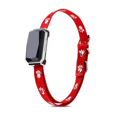 China Red Mini Tracker Tag For Pets Pet Collar Tracker Premium OEM Odm Pet Tracker Pet Supplies Factory for sale