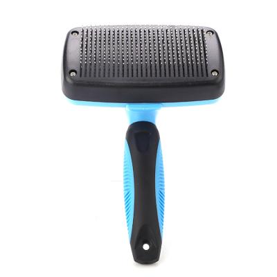 China Viable Hair Removal Cat Pet Dog Comb Brush Deshedding Tool Massage Comb Animal Grooming for sale