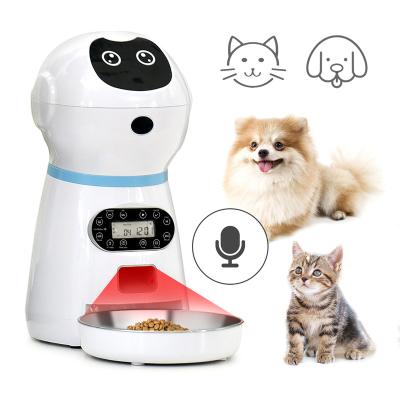 China 2021 Amazon Viable Hot Selling Automatic Pet Feeder With LCD Display For Cat And Dog One DropShipping Support for sale