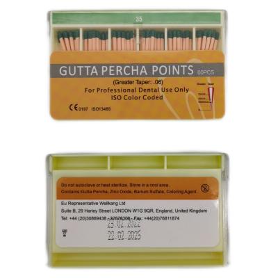 Китай SE-G059 Dental Gutta Percha Point (06 taper) Packing: 60pcs/box продается