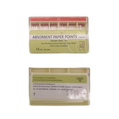 Китай SE-G062 Dental Absorbent Paper Point (04 taper) Packing: 100pcs/box продается