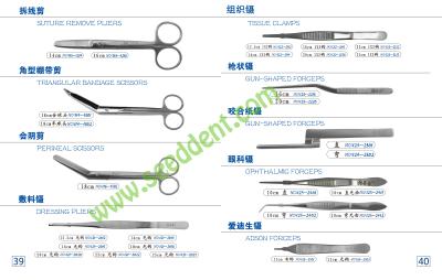 China Suture Remove Pliers / Triangular Bandage Scissors / Perineal Scissors for sale