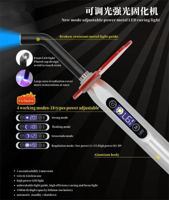 Китай New Dental Adjustable power metal LED Curing Light продается