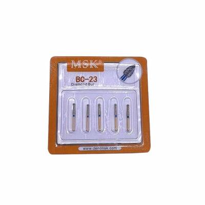 China Dentistry Clinic Dental Implant System Dental products Golden Diamond Burs 5pcs/Pack Similar to Endoscopic Burs en venta