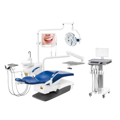 China SE-M059 Implant Multifunctional Dental Chair with Operation Lamp and Cart Dental Unit en venta