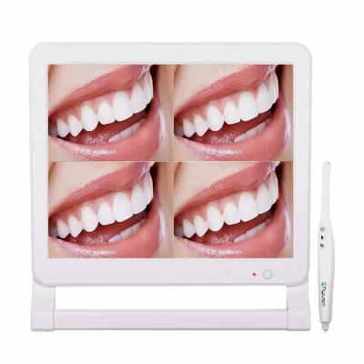 China Dental Products Selling Dental Unit Equipment Dental WIFI Intraoral Camera with Monitor and Metal Holder en venta