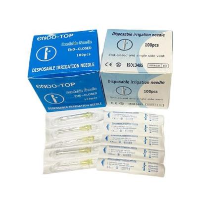 China Dental Disposable Endo Irrigation Needle one side hole 23G 25G 27G 30G 25mm en venta