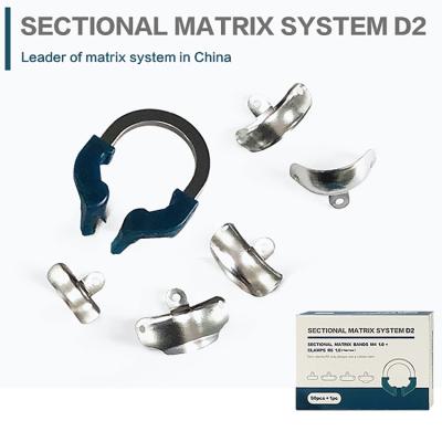 China Dental Orthodontic Products Molding Film Clips High Temperature Resistant Dental Tools Sectional Matrix System D2 for sale