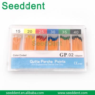 China OEM 02/04/06 Taper Gutta Percha Points for sale