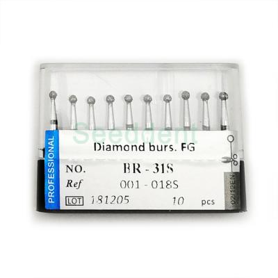 China FG diamond burs 10pcs/box BR-31S VP-21 for sale