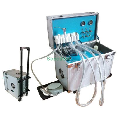 China Portable Dental Unit with Air Compressor & Storage Tanks / Dental Equipment SE-Q037 for sale