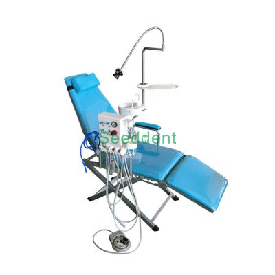 China Luxury Type Dental Folding Chair with Plastic Tray / Portable Dental Unit SE-Q035 for sale