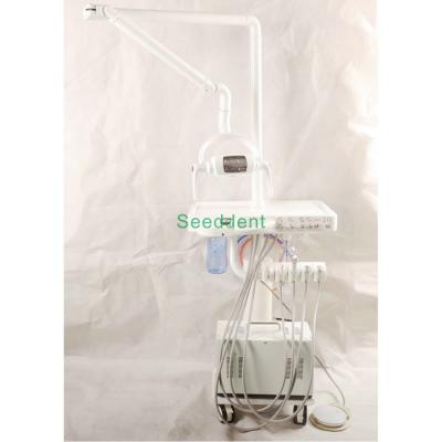 China Mobile Dental Unit with LED Light / Dental Trolley with Air Pump SE-Q036 for sale