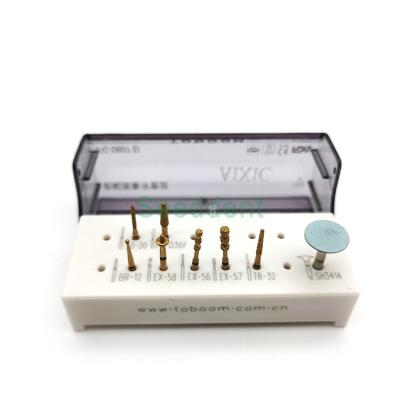 China FG0807D Porcelain veneer tooth preparation 8pcs/set/ Dental Use Device Diamond Porcelain veneer set for tooth preparatio for sale