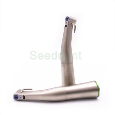 China Dental Implant 20:1 Fiber Optical Reduction Push Button Contra Angle Handpiece SE-H098A for sale