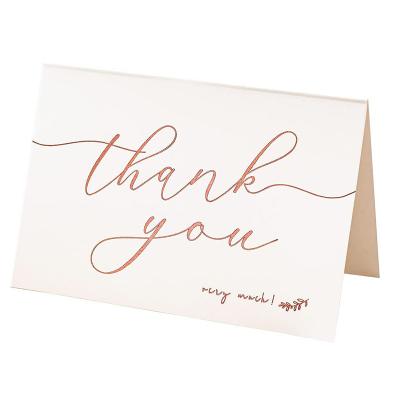 China Anticurl Colorful Paper Business Thank You Card High Quality Custom Paper Card Printing for sale