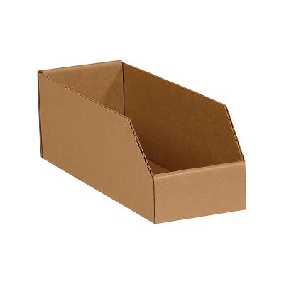 China Cardboard Biodegradable Open Top Storage Box for Inventory, Finishing, Parts, Garages, Warehouses, Homes, Cabinet Storage for sale