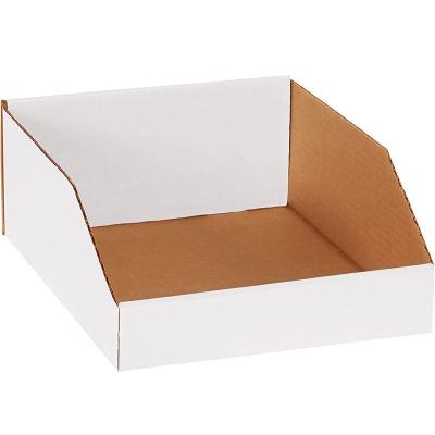 China Corner Biodegradable Space Use Cardboard Open Top Storage Box for Inventory, Finishing, Parts, Garages, Warehouses, Homes, Cabinet Storage for sale