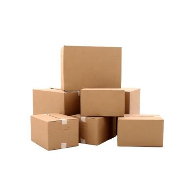 China Factory Recyclable China Cardboard Paper Kraft Plus Big Size Cardboard Corrugated Shipping Packaging Boxes Custom Logo for sale