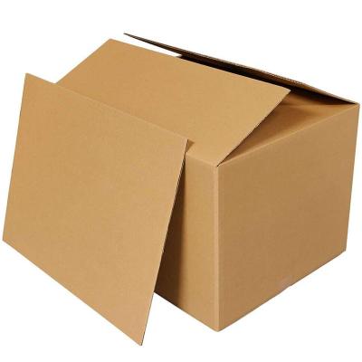 China Recyclable Corrugated Cardboard Kraft Paper Postal Mailing Boxes Wholesale Custom Logo for sale