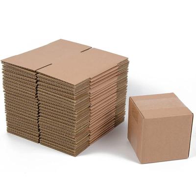 China Recyclable 6*4*2 inch corrugated cardboard boxes are used for packaging, transportation, moving, mailing and storage for sale