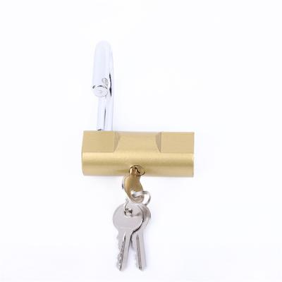 China China Hot Selling D Shape Hammer Padlock Door Lock Waterproof Hot Sale Hardened Brass Padlock Heavy Duty Brass Lock for sale