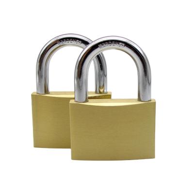 China Good quality cheap hot sale high security anti door lock 40mm heavy duty brass padlock waterproof heavy duty brass padlock for sale