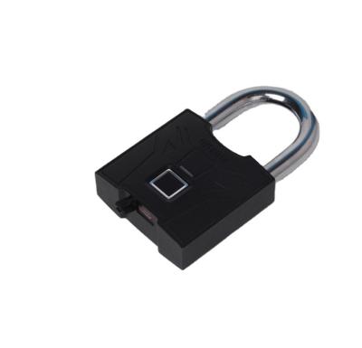 China High Security Fingerprint Smart Padlocks Cheap Available Waterproof Padlock Zinc Alloy Handbag Sample Padlocks for sale