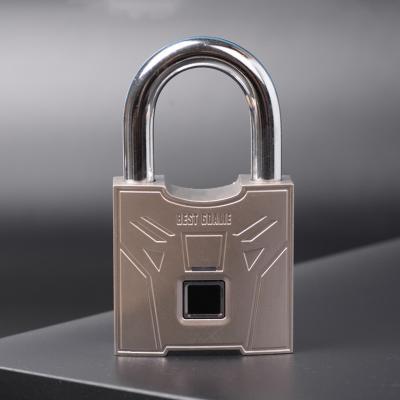 China Good Quality 58mm Fingerprint IP67 Lock Security Password Zinc Alloy Waterproof Smart Padlock for sale