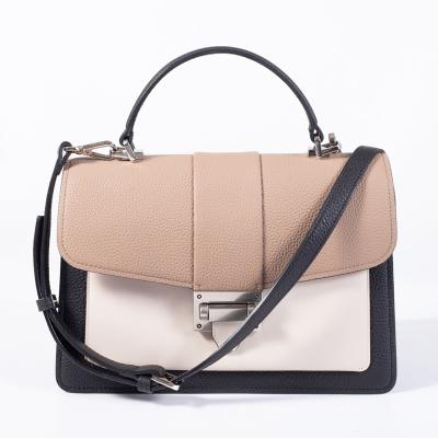 China Wholesale custom logo fashion/casual luxury handbags for women high quality cowhide handbags for sale