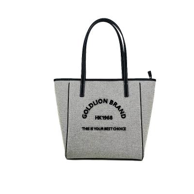 China Wholesale Modern Custom Canvas Bags Women Luxury Handbags Ladies Large and High Quality Women Casual Tote Handbags for sale