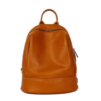 China Wholesale Custom Genuine Leather Waterproof Backpack Bags For Ladies High Quality Women's Backpacks for sale