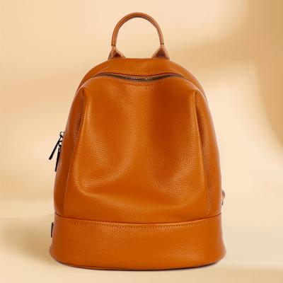 China Waterproof 2021 New Custom Designer Genuine Leather Backpacks Luxury Leather Backpack Women for sale