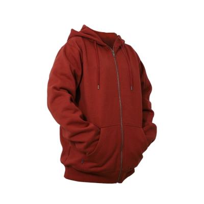 China Cheap Hoodies Wholesale Logo Solid Color Men's Custom Full Zipper Hoodie From Zipper Apparel Manufacturer for sale