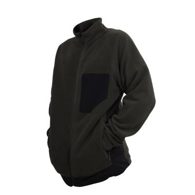 China Sustainable / Windproof Customized Cotton Winter Long Sleeve Warm Mens Fleece Jacket Wholesale for sale