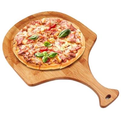 China Viable Wholesale Premium Bamboo Cheese and Charcuterie Board Pizza Paddle Wooden Pizza Board Pizza Peel for sale