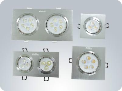 China O poder superior 6000K 3W conduzido recessed luzes de teto Embeded com pinos à venda