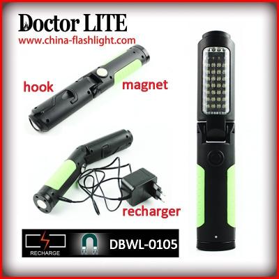 China High power Ni - MH battery 60 drgee rotation led working lamp for camping for sale