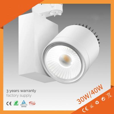 China Cool White Dimmable 40w Spot Flexible Track Lighting Saa 3 Years Warranty for sale